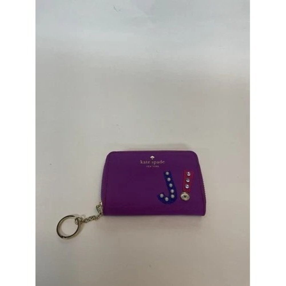 Kate Spade ZipAround Initial Wallet J! Jenny Jessica Jasmine Women 4.5"x3" China - Picture 12 of 13